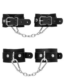 Кожаные наручники-браслеты Pecado